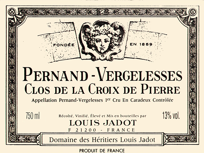 Louis Jadot Domaine des Heritiers Pernand-Vergelesses 1er Cru Clos De La Croix De Pierre