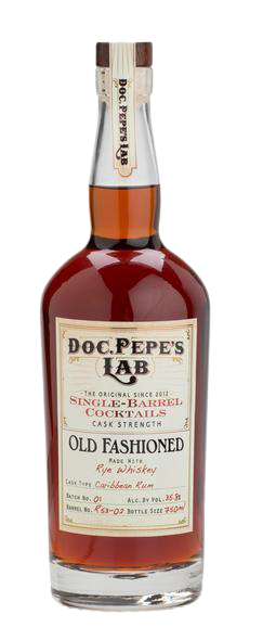 Pepe's Lab Barrel Finished Old Fashioned