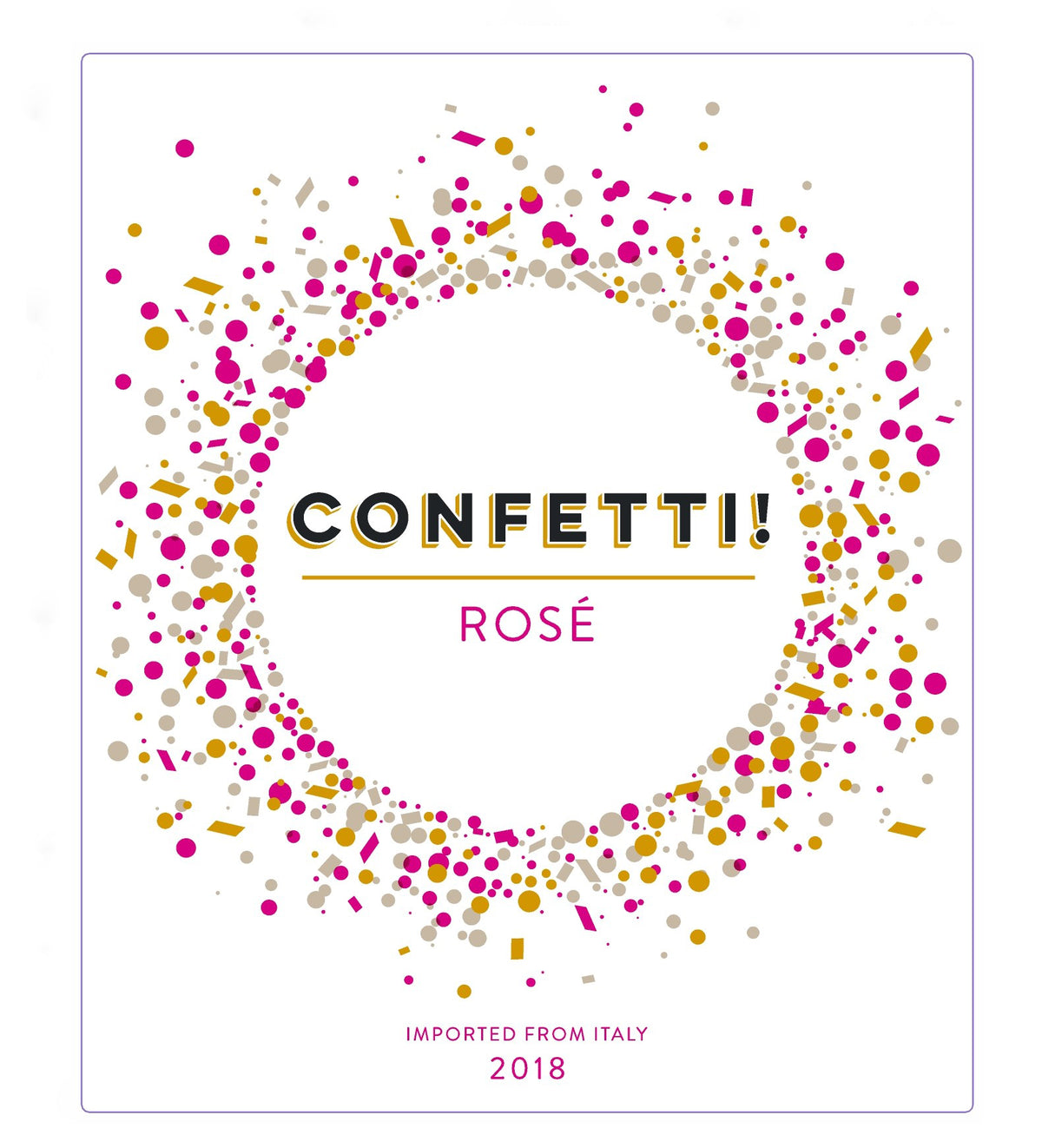 CONFETTI! Rosé