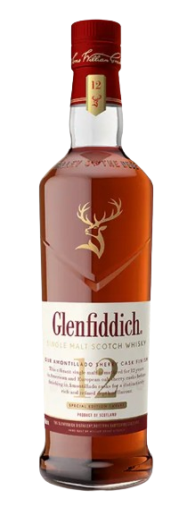 Glenfiddich 12 Year Old Amontillado Sherry Cask Single Malt Scotch Whisky