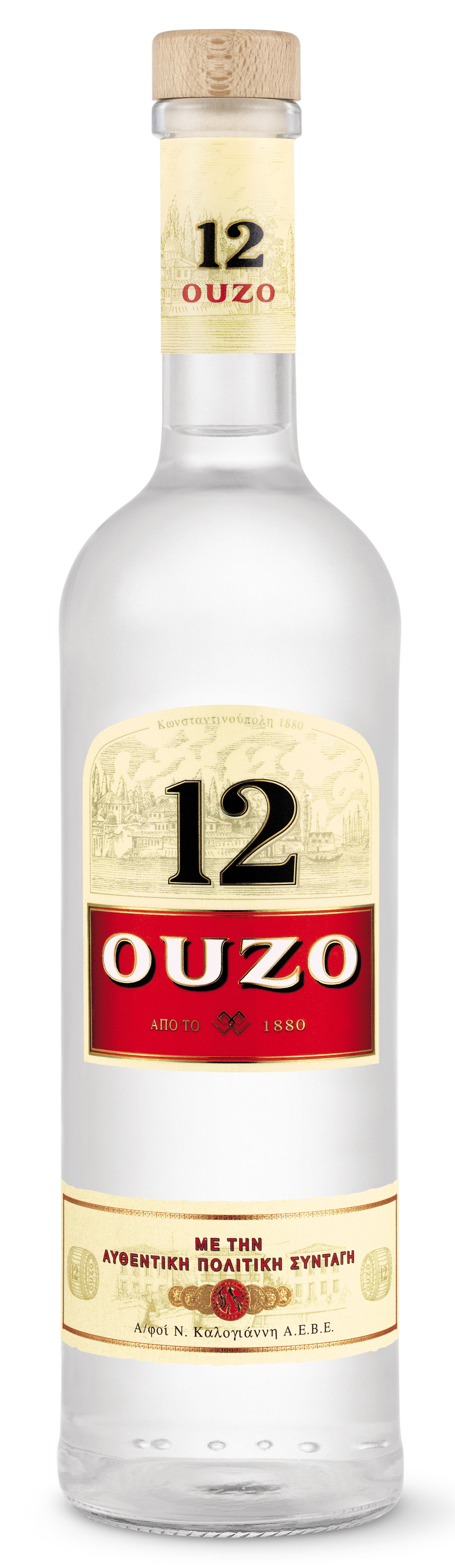 Ouzo 12 Liqueur 80 Proof