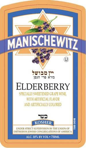 Manischewitz Elderberry Kosher