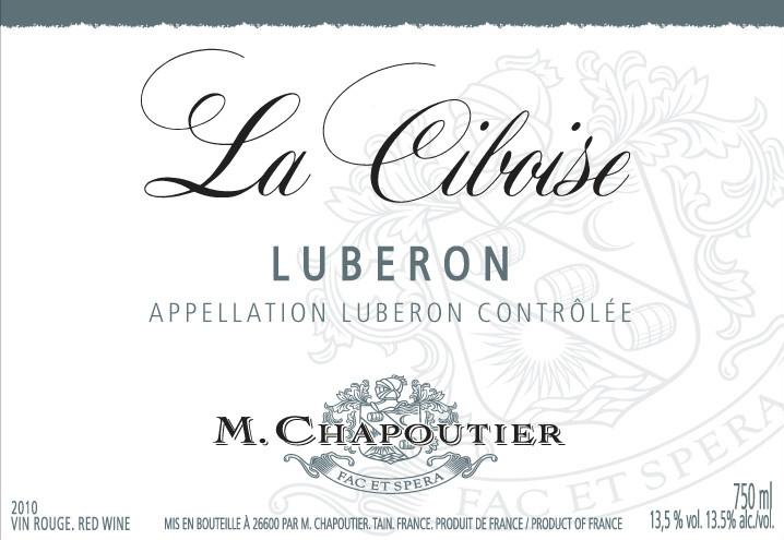 M. Chapoutier Luberon La Ciboise
