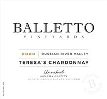 Balletto Vineyard Teresa's Unoaked Chardonnay