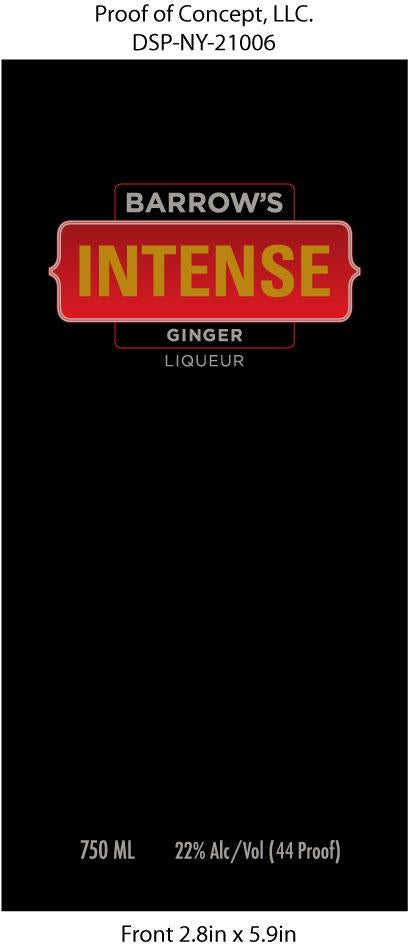 Barrow's Intense Ginger Liqueur