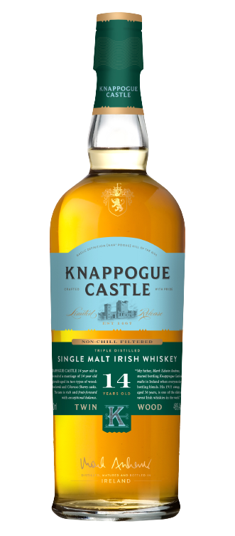 Knappogue 14 Years Old Twin Wood Single Malt Irish Whiskey