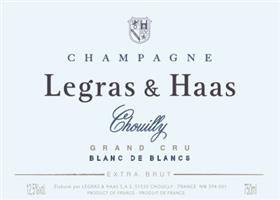 Legras & Haas Champagne Grand Cru Extra Brut Blanc De Blancs Chouilly