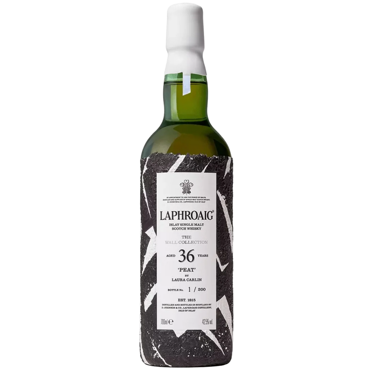 Laphroaig The Wall Collection 36 Years Old Peat Islay Single Malt Scotch Whiskey 85 Proof