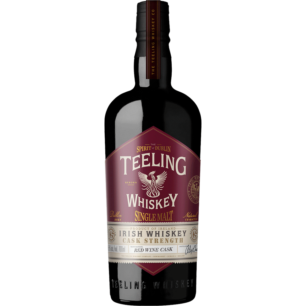 Teeling Whiskey Single Malt Cask Strength Red Wine Cask Irish Whiskey