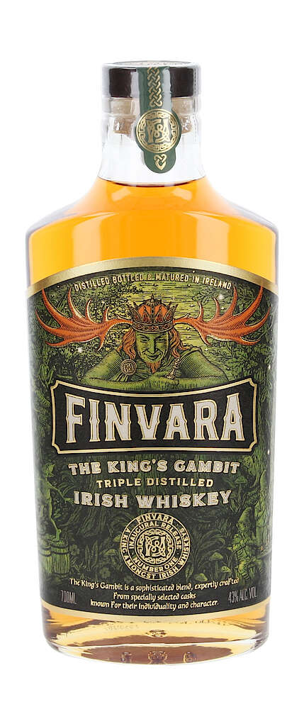 Finvara The King's Gambit Triple Distilled Irish Whiskey