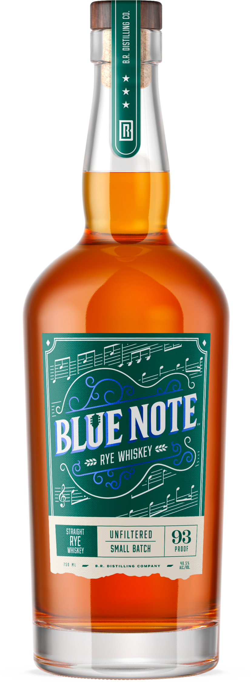 Blue Note Bourbon Small Batch Unfiltered Straight Rye Whiskey