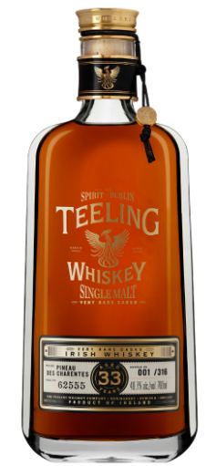 Teeling Whiskey 33 Years Old Pineau Des Charentes Very Rare Casks Single Malt Irish Whiskey