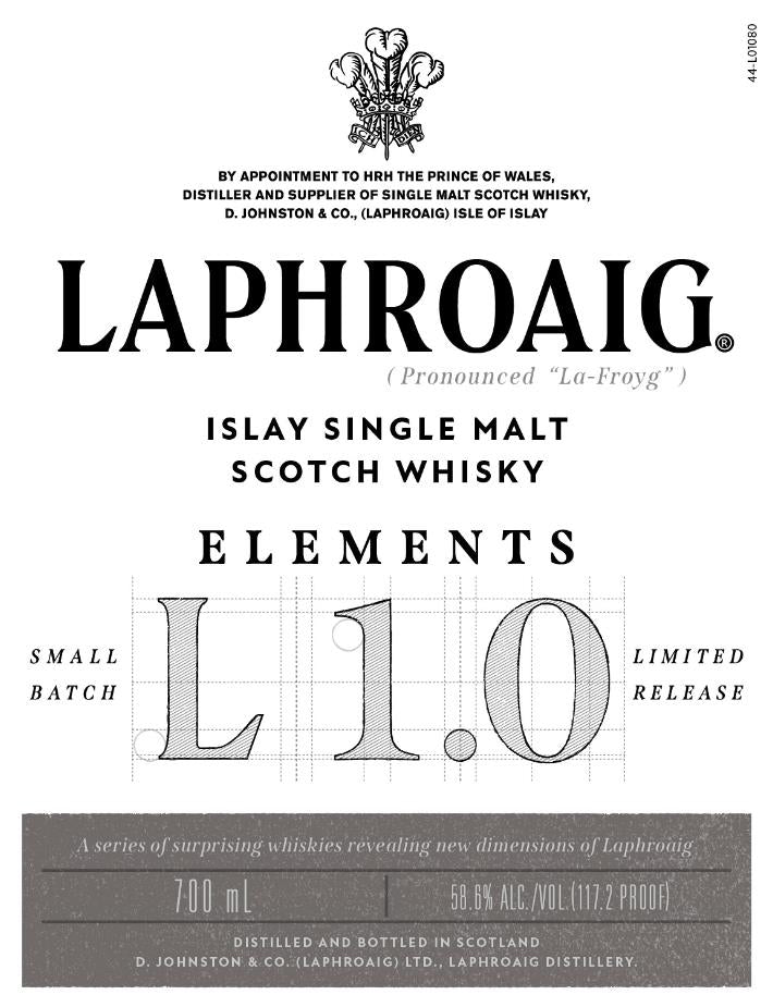 Laphroaig Limited Release Elements L 1.0 Islay Single Malt Whisky
