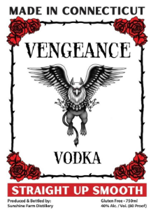 Vengeance Straight Up Smooth Vodka 80 Proof