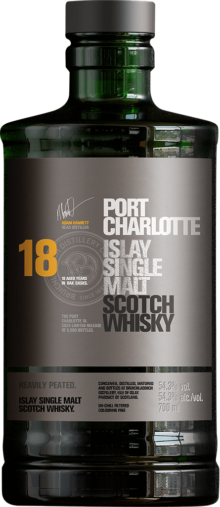 Bruichladdich Limited Release Port Charlotte 18 Years Old Islay Single Malt Scotch Whisky
