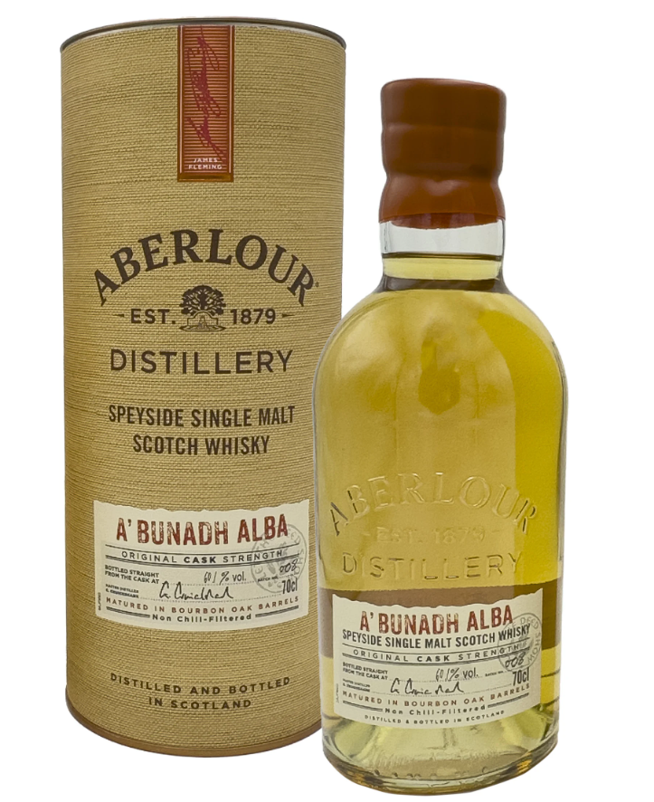 Aberlour A'bunadh Alba Original Cask Strength Speyside Single Malt Scotch Whisky 120.2 Proof
