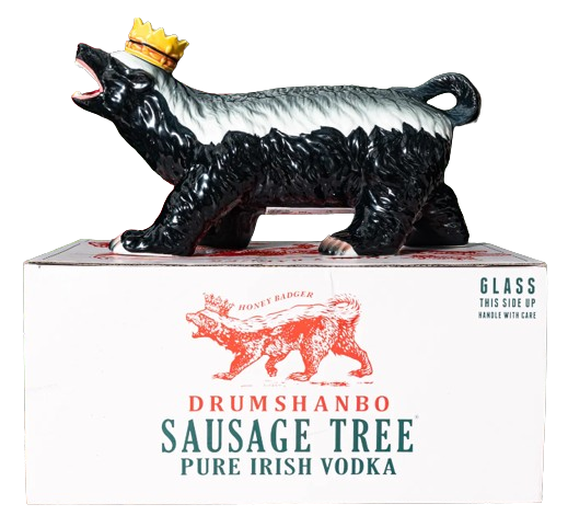 Drumshanbo Sausage Tree Pure Irish Vodka (Honey Badger Bottle)