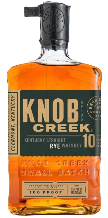 Knob Creek 10 Year Old Aged Kentucky Straight Whiskey Rye 100 Proof