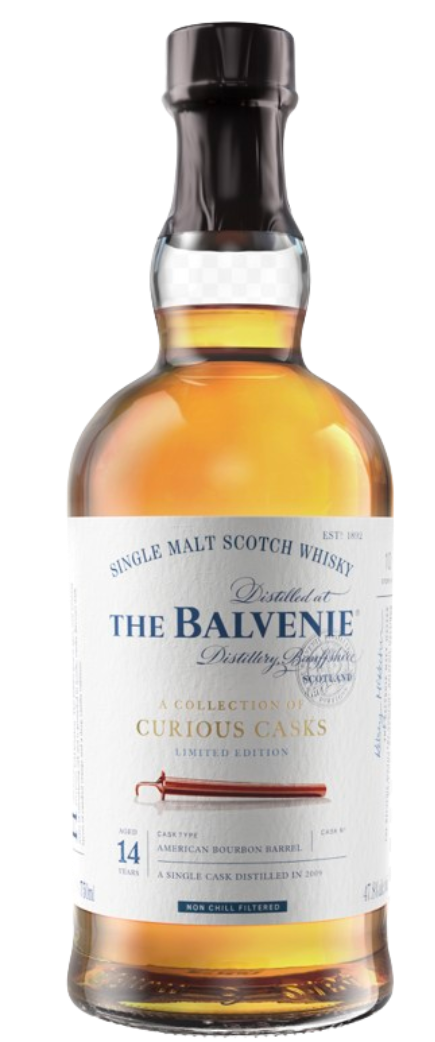 The Balvenie Stories 14 Year Old Single Malt Scotch Whisky A Collection of Curious Casks: American Bourbon Barrel