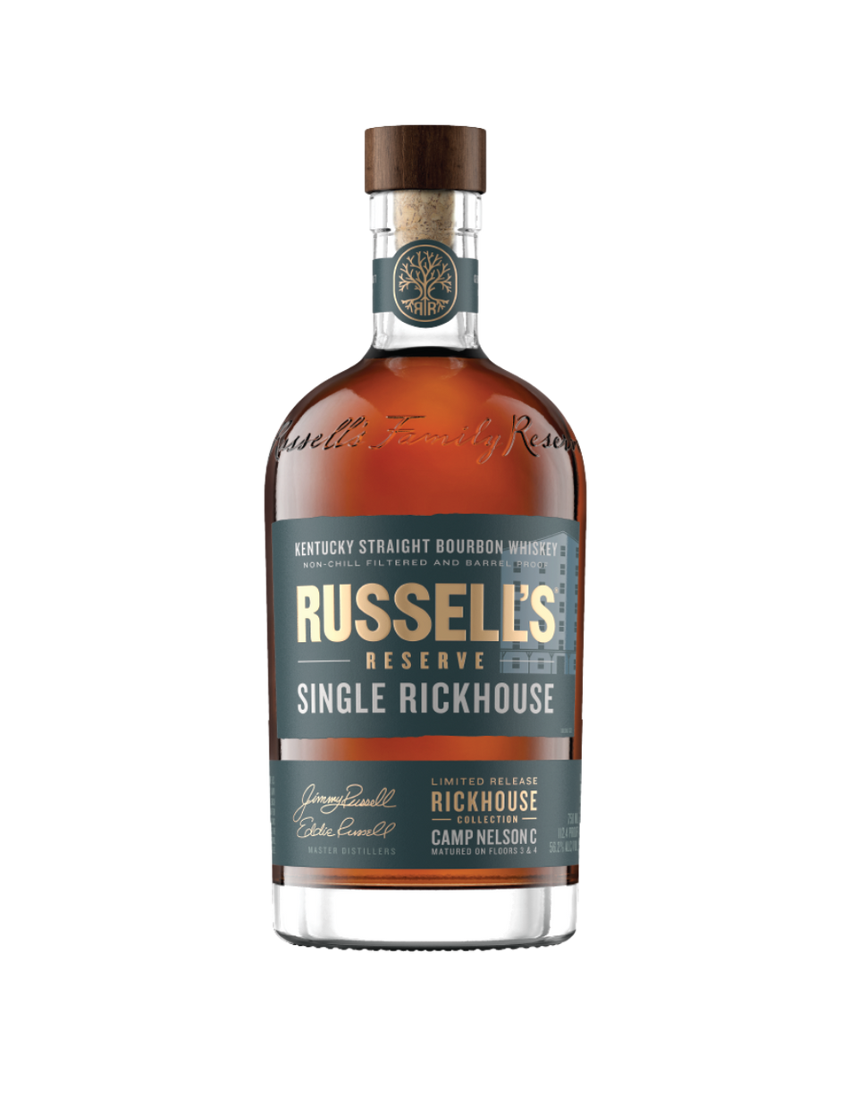 Russell's Reserve Limited Release Single Rickhouse Camp Nelson C Kentucky Straight Bourbon Whiskey