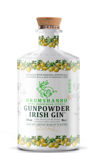 Drumshanbo Gunpowder Irish Gin with Sardinian Citrus (Ceramic Bottle)