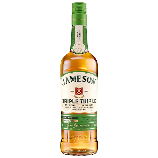 Jameson Triple Triple Bourbon, Sherry & Chestnut Casks Irish Whiskey