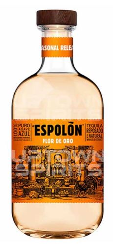 Espolón Flor De Oro Natural Reposado Tequila 100% Puro Agave Azul