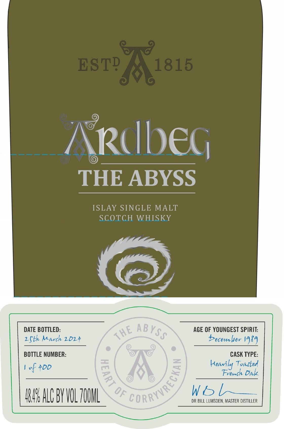 Ardbeg Distillery Abyss Islay Single Malt Scotch Whisky
