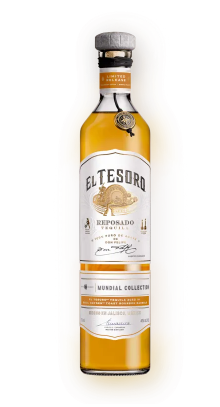 El Tesoro Mundial Collection Basil Hayden Toast Bourbon Barrels Aged Reposado Tequila 100% Puro De Agave