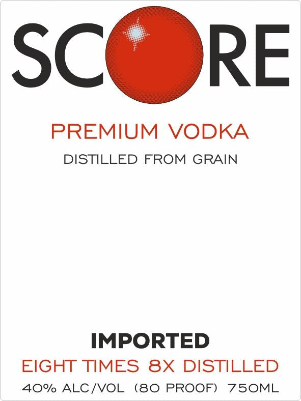 Score One Premium Vodka