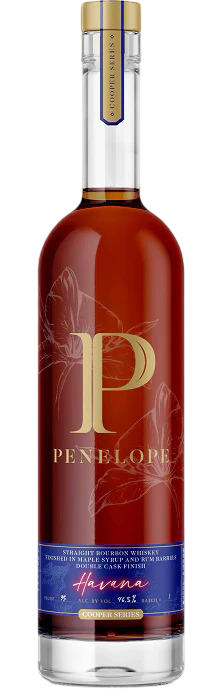 Penelope Copper Series Havana Maple Syrup And Rum Barrels Double Cask Finish Straight Bourbon Whiskey