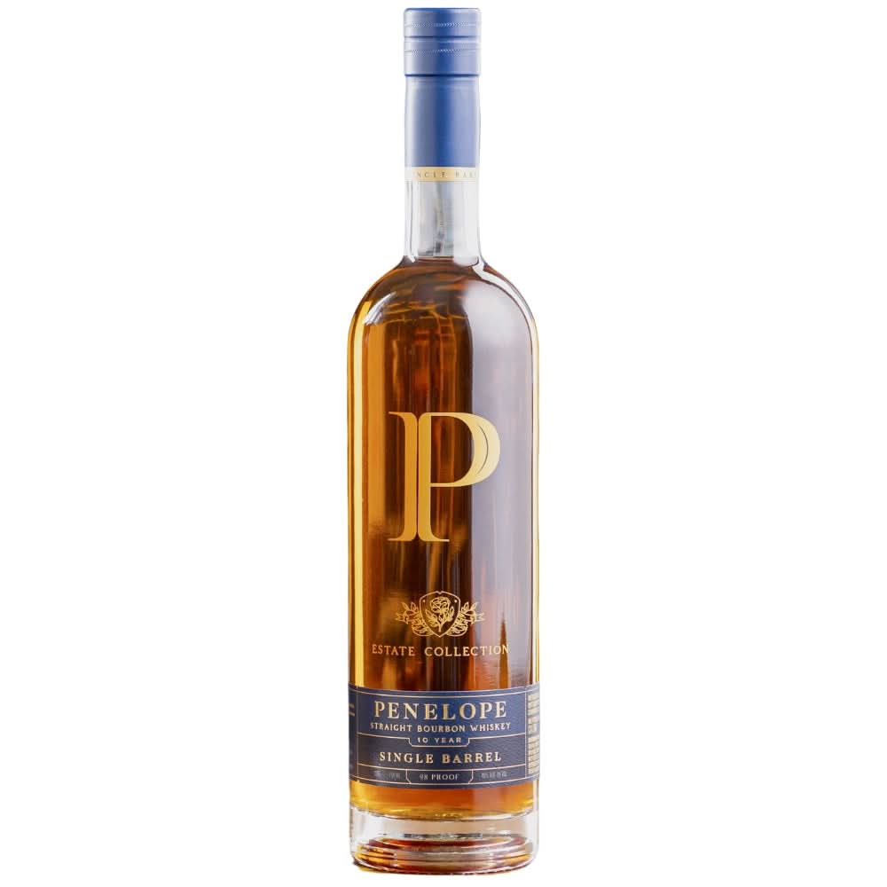 Penelope Estate Collection 10 Years Old Single Barrel Straight Bourbon Whiskey 98 Proof