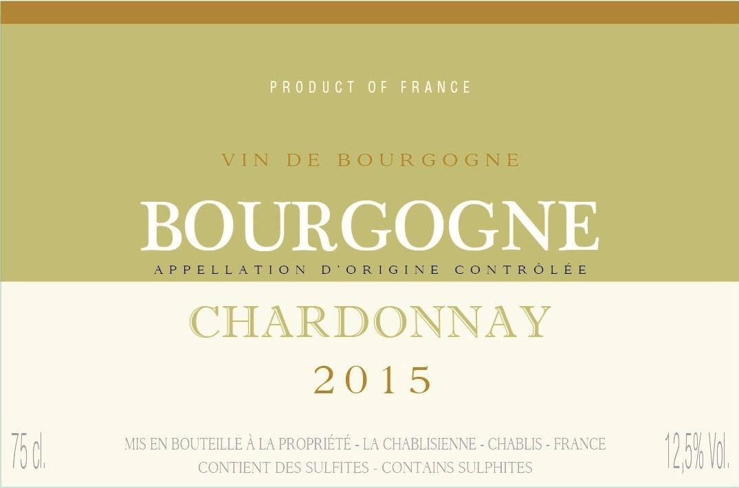 La Chablisienne Bourgogne Chardonnay