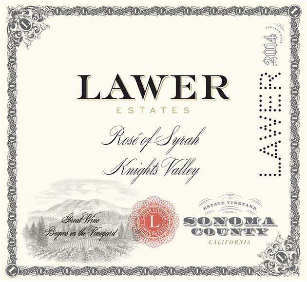 Lawer Estate Rosé of Syrah