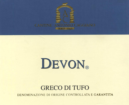 Antonio Caggiano Devon Greco di Tufo DOCG