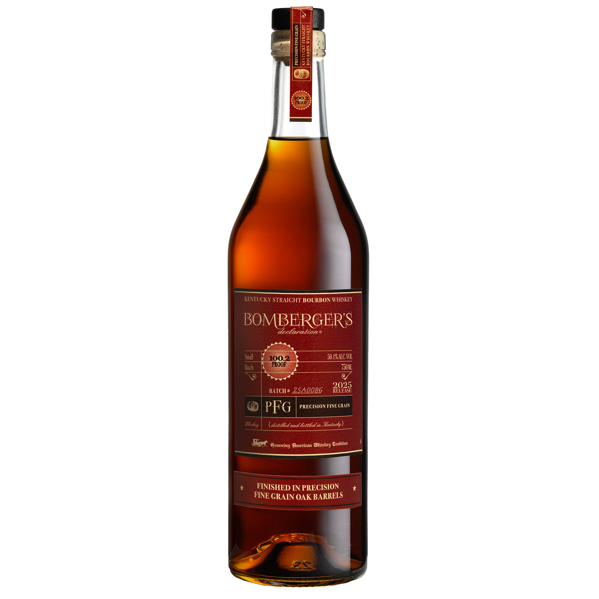 Bomberger's Declaration 2025 Release Small Batch Declaration Precision Fine Grain Kentucky Straight Bourbon Whiskey