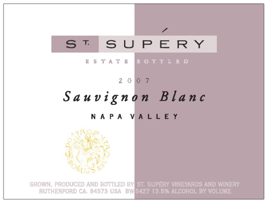 St. Supery Estate Grown Vintner's Select Sauvignon Blanc