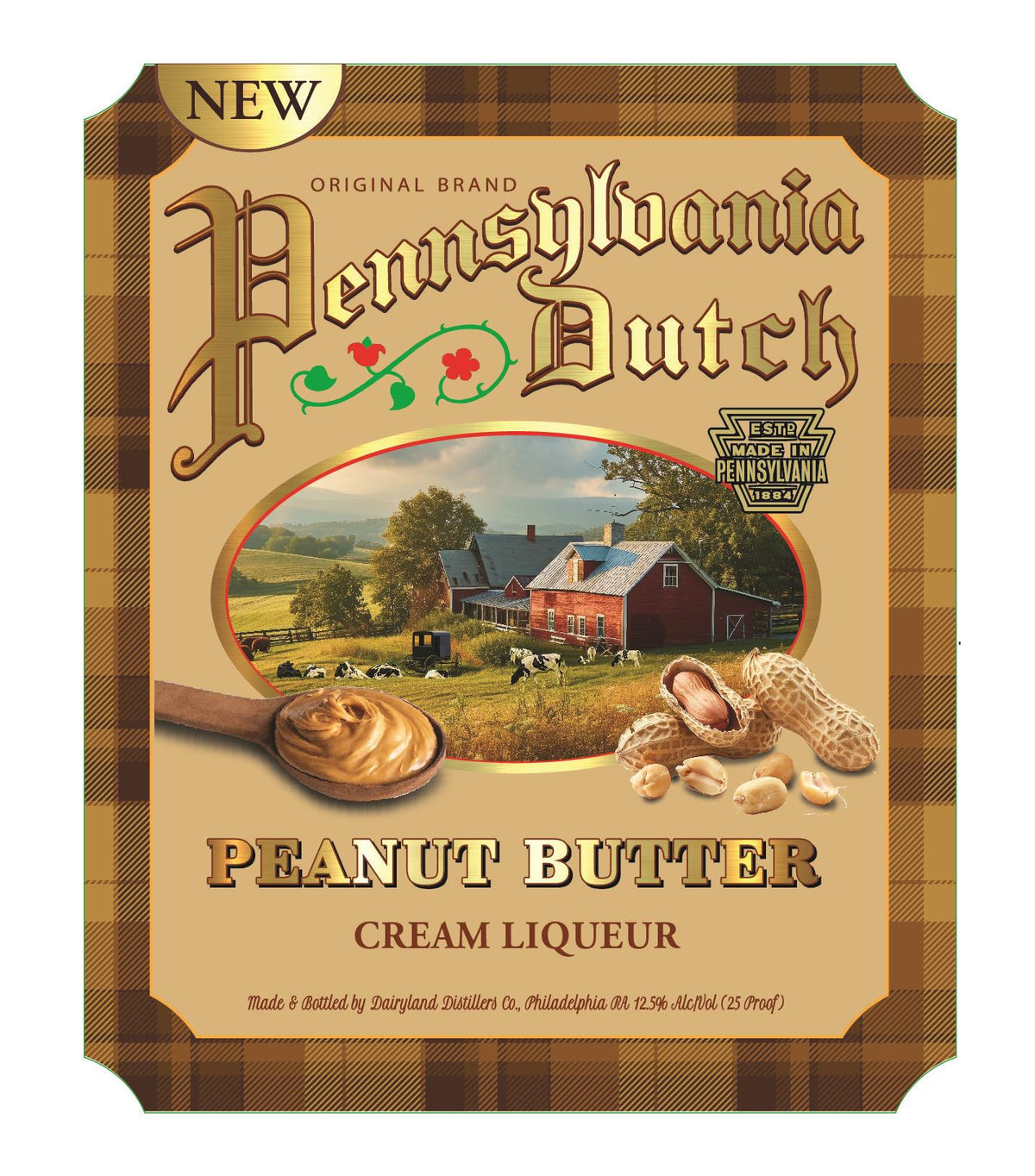 Pennsylvania Dutch Peanut Butter Cream Liqueur