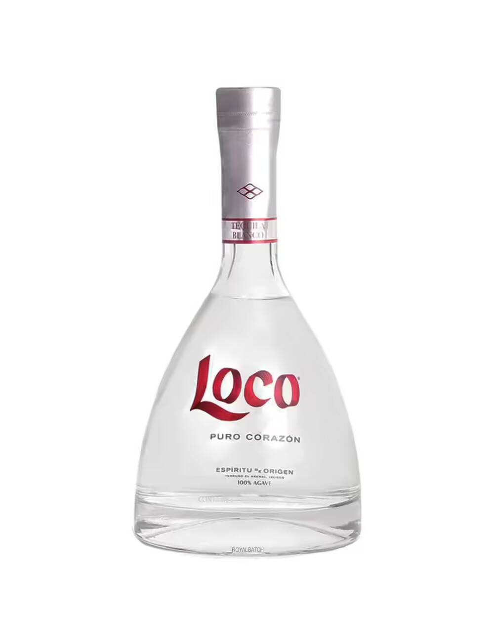 Loco Tequila Puro Corazón Blanco Tequila 100% de Agave