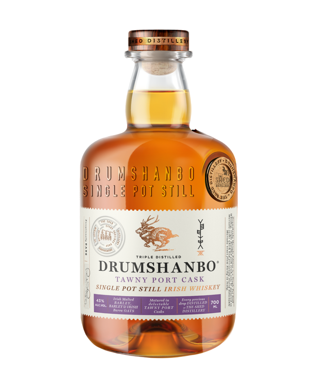 Drumshanbo Tawny Port Cask Single Pot Still Irish Whiskey