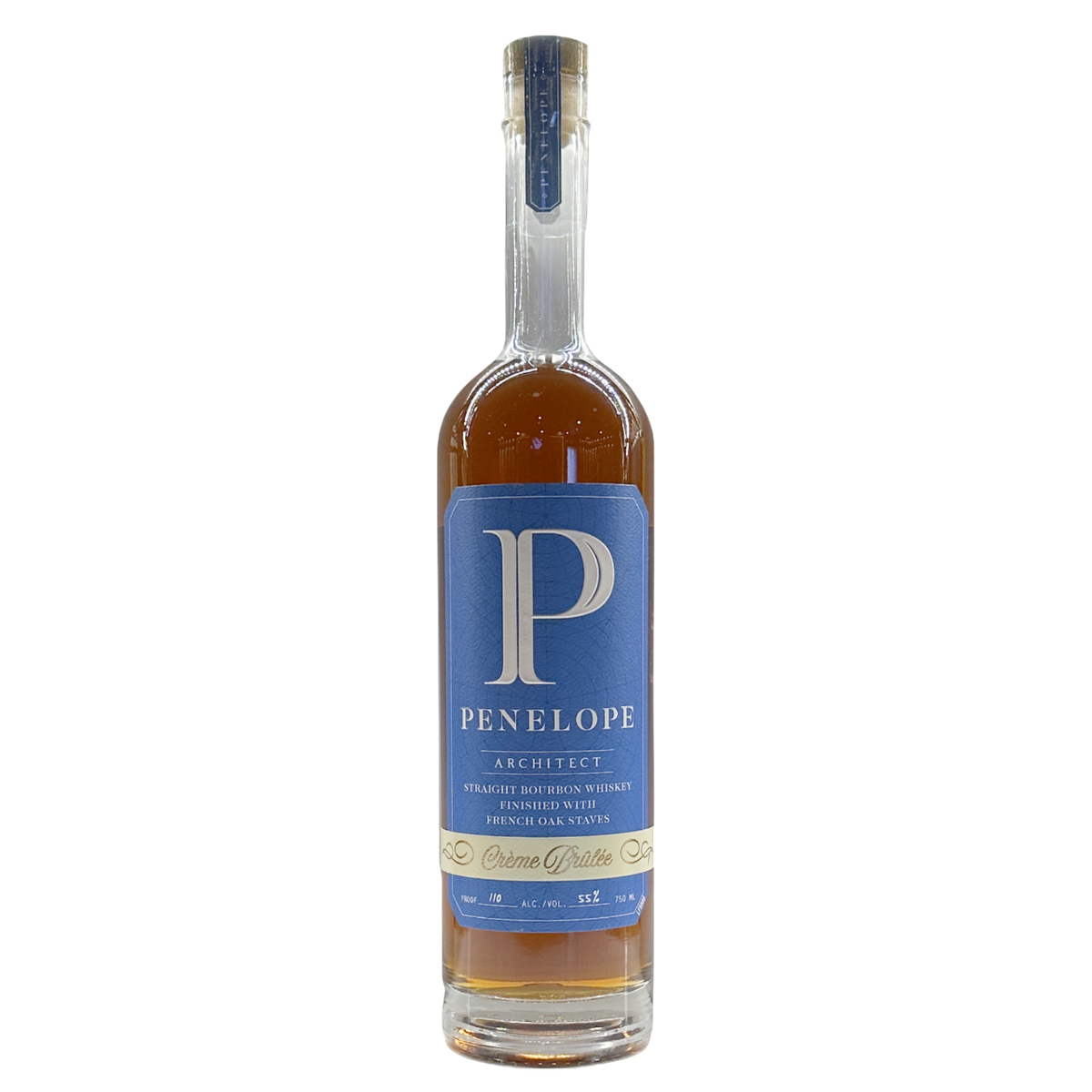 Penelope Architect Crème Brûlée Finished With French Oak Staves Straight Bourbon Whiskey 110 Proof