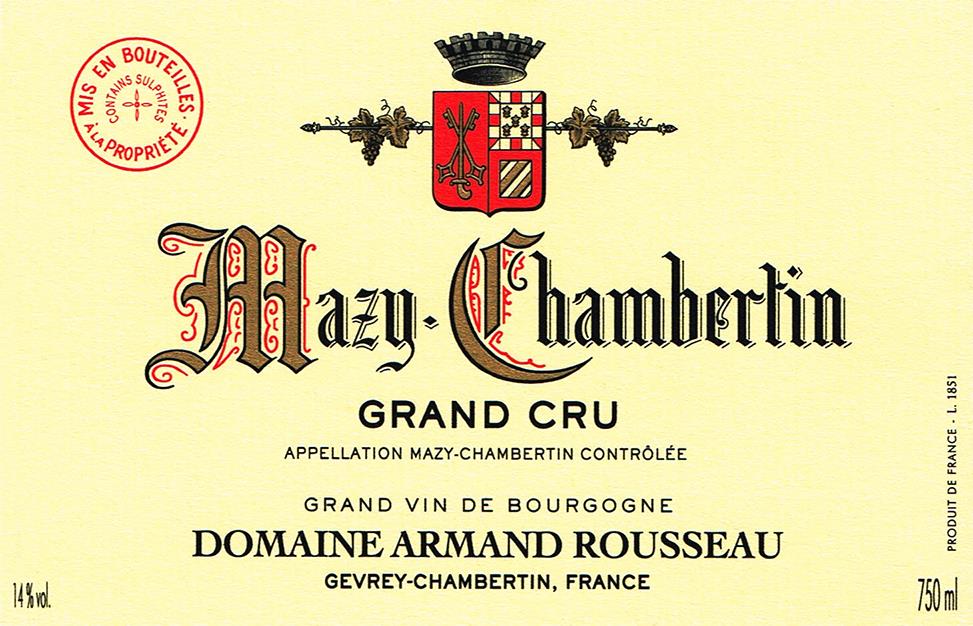 Domaine Rousseau Mazy-Chambertin Grand Cru
