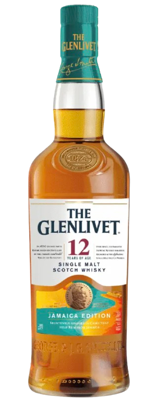 The Glenlivet 12 Years Old Single Malt Scotch Whisky 80 Proof Jamaica Edition