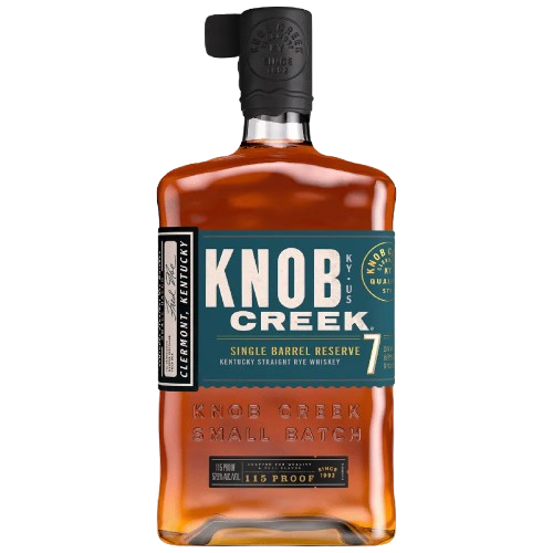 Knob Creek 7 Year Old Small Batch Single Barrel Reserve Kentucky Straight Rye Whiskey 115 Proof