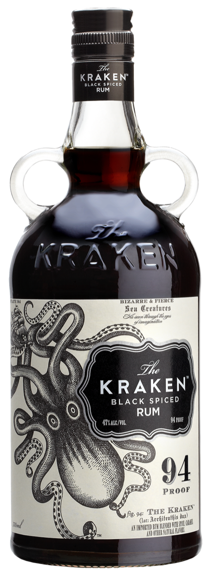 The Kraken Black Spiced Rum 94 Proof