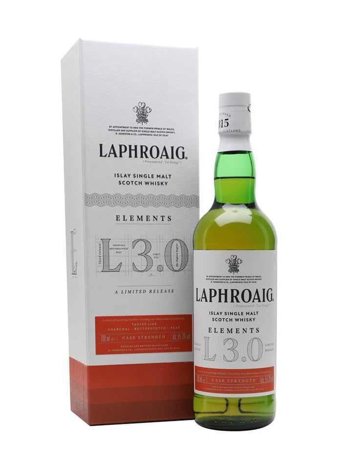 Laphroaig Limited Release Cask Strength Small Batch Elements L3.0 Islay Single Malt Scotch Whisky 110.6 Proof