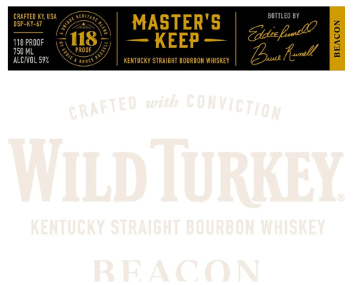 Wild Turkey Master's Keep Beacon Kentucky Straight Bourbon Whiskey 118 Proof