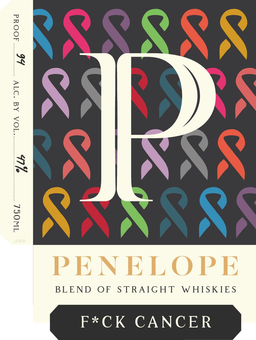 Penelope Fuck Cancer Blend Of Straight Whiskeys