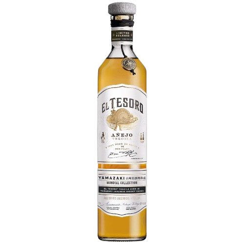 El Tesoro Mundial Collection Aged In Yamazaki Japanese Whisky Casks Añejo Tequila 100% Puro De Agave