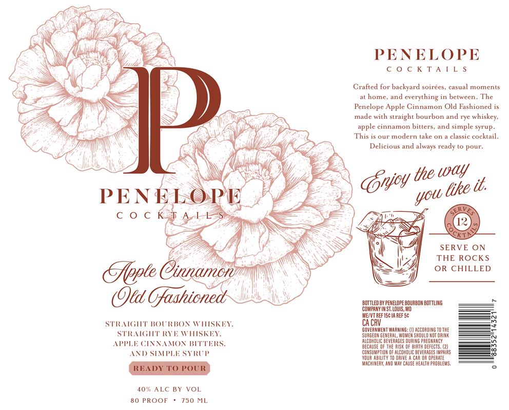 Penelope Apple Cinnamon Old Fashioned Cocktails